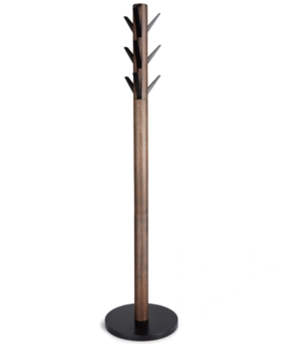 Umbra Flapper Beechwood Coat Rack In Walnut