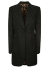 Dolce & Gabbana Oversize Jacquard Blazer In Nero