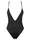 FENDI CROSSBACK V-NECK SWIMSUIT,FXB959 AERMF0GME