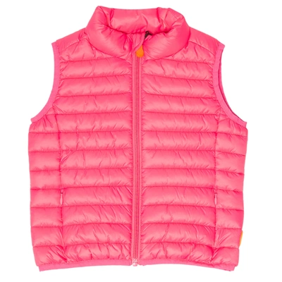 Save The Duck Kids' Gilet Pink  In Rosa