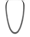 MACY'S CUBAN LINK (11.75MM) 22" CHAIN IN YELLOW IP PLATED STAINLESS STEEL (ALSO IN BLACK IP AND STAINLESS S