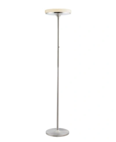 Lite Source Batson Torch Lamp In Brushed Nickel