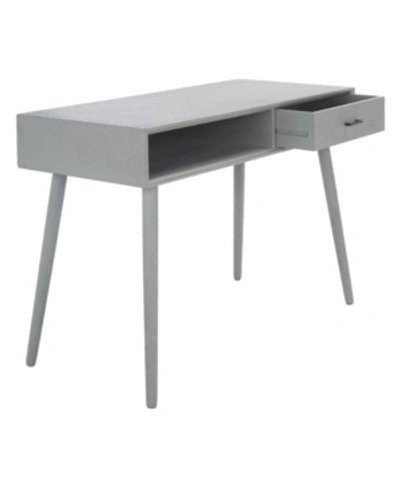 Safavieh Remy 1 Drawer Writing Desk In Grey