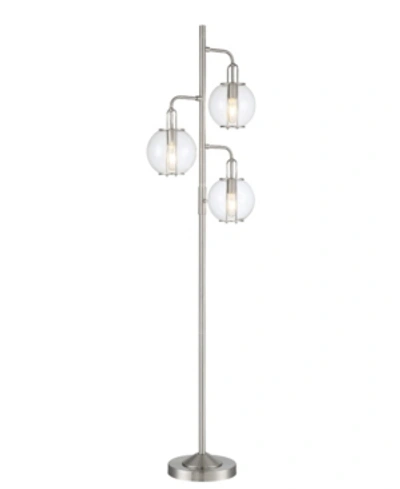 Lite Source Kaira Floor Lamp In Brushed Nickel