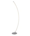 Lite Source Monita Floor Lamp In Brushed Nickel