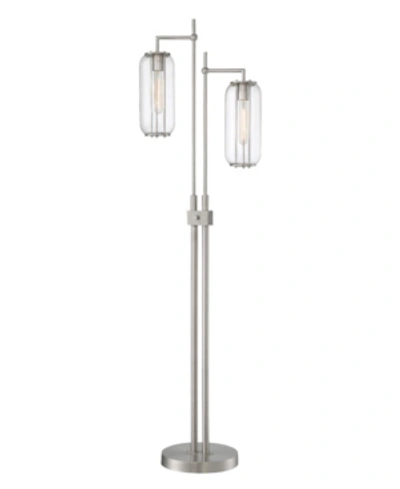 Lite Source Hagen Floor Lamp In Brushed Nickel