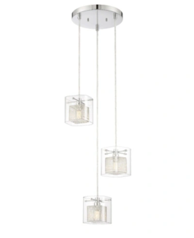 Lite Source Dahl Pendant In Brushed Nickel