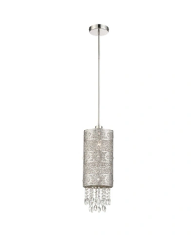 Lite Source Masura Pendant In Polished Nickel