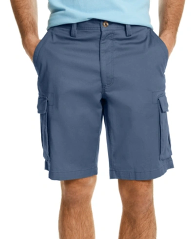 Club Room Men's Stretch Cargo Shorts, Created For Macy's In Officer Navy