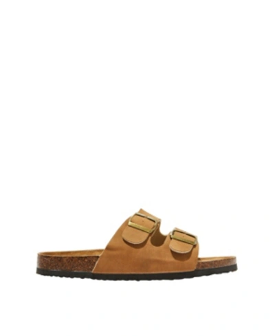 Cotton On Men's Double Buckle Sandal In Brown