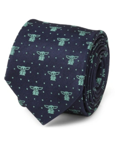 Star Wars Men's The Child Dotted Boys Tie In Navy