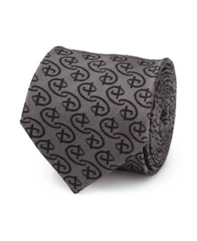 Disney Men's Logo Tie In Gray