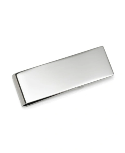Ox & Bull Trading Co. Men's Stainless Steel Engravable Money Clip In Silver-tone