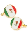 Cufflinks, Inc Men's Mexico Flag Round Cufflinks In Multi