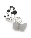 Disney Men's Steamboat Willie Singing Cufflinks In Silver-tone
