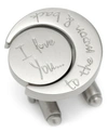 OX & BULL TRADING CO. MEN'S LOVE YOU TO THE MOON AND BACK CUFFLINKS