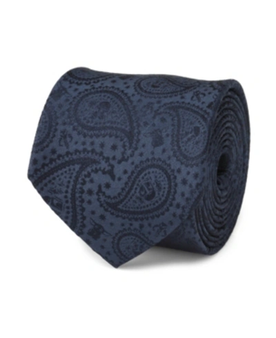 Star Wars Men's Mandalorian The Child Paisley Tie In Navy