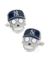 MLB MEN'S NEW YORK YANKEES SUGAR SKULL CUFFLINKS