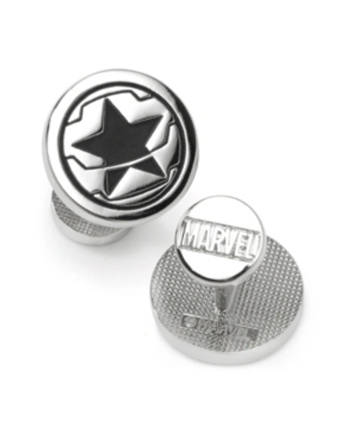 Marvel Men's Winter Soldier Cufflinks In Silver-tone