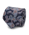 Marvel Men's Captain America Paisley Tie In Navy