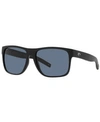 Costa Del Mar Men's Spearo Xl Polarized Sunglasses, 6s9013 In 11 Matte Black/gray 580p