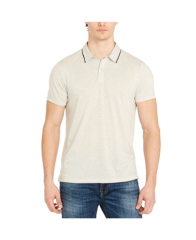 Buffalo David Bitton Men's Kahip Short Sleeve Polo Shirt In Heather Gray