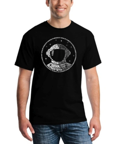 La Pop Art Men's Premium Blend Word Art I Need My Space Astronaut T-shirt In Black