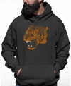La Pop Art Men's Beast Mode Word Art Hooded Sweatshirt In Gray