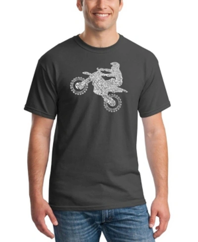 La Pop Art Men's Freestyle Motocross In Gray