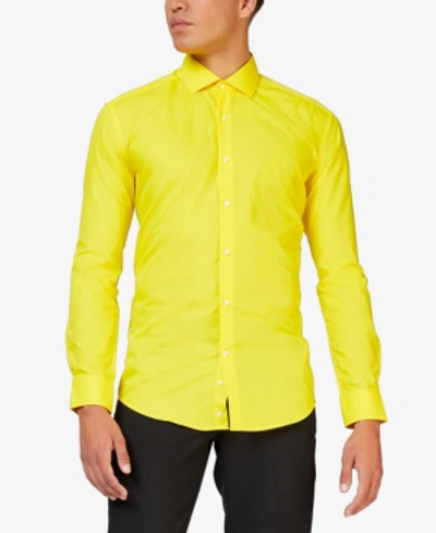 Opposuits Men's Solid Color Shirt In Yellow