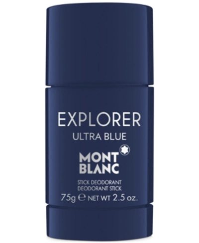 Mont Blanc Men's Explorer Ultra Blue Deodorant Stick, 2.5-oz.