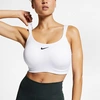 Nike Women's Dri-fit Bold High-support Wire Sports Bra (plus Size) In White/black