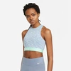 Nike Women's Space-dyed Cropped Tank Top In Grey