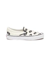 Vans X Wacko Maria 'og Classic Lx' Vinyl Graphic Print Slip-on Sneakers In White