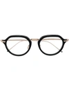 Thom Browne Round Frame Glasses In 02