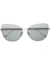 Thom Browne Tb121 Cat-frame Sunglasses In Schwarz