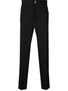 Givenchy Side Pleat Tailored Trousers In Schwarz