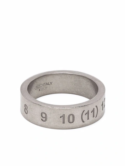 MAISON MARGIELA NUMBERS-MOTIF ENGRAVED RING