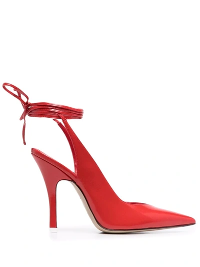Attico High-heeled Shoe In Red
