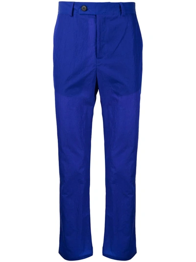 A-cold-wall* Crinkle Tailored Trousers In Electric