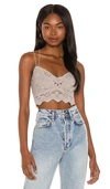 Free People Intimately Fp Ilektra Lace Bralette In Silver