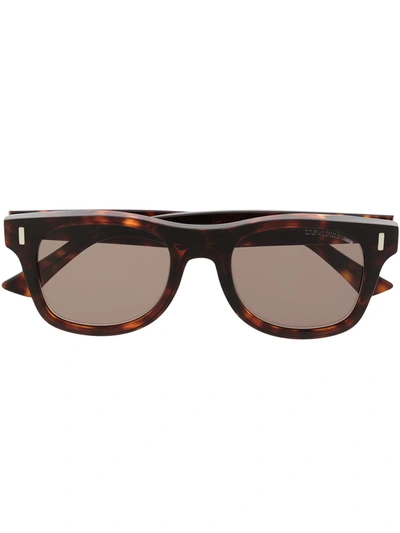 Cutler And Gross D-frame Tortoiseshell Sunglasses In Braun