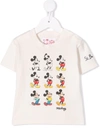 Mc2 Saint Barth Disney© Mickey Mouse T-shirt In Neutrals