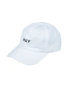 Huf Hats In White