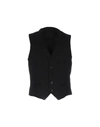 Tonello Wool Vest Black In Black
