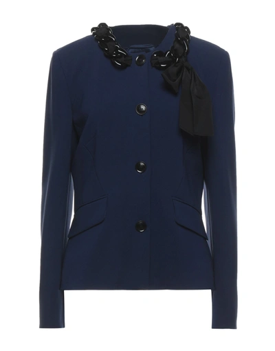 Boutique Moschino Suit Jackets In Blue
