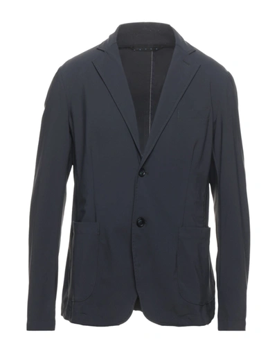 Mason's Suit Jackets In Dark Blue