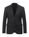 Frankie Morello Suit Jackets In Black
