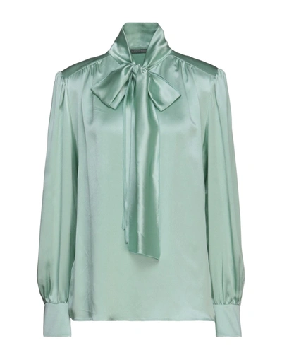 Alberta Ferretti Blouses In Light Green
