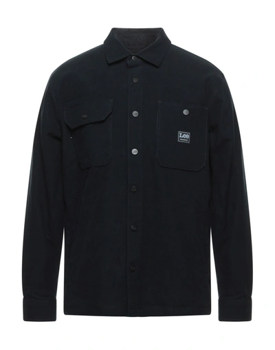 Lee Workwear Box Pocket Overshirt In Black